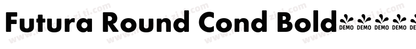 Futura Round Cond Bold字体转换
